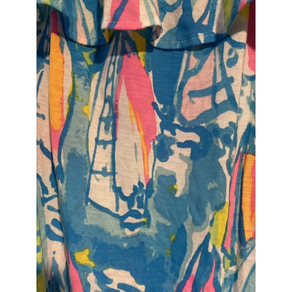 Lilly Pulitzer Tamiami Off-the-Shoulder Top in “Beach and Bae” Size XXS‎ - Picture 4 of 9